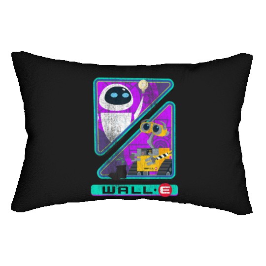 Retro Disney Pixar Wall-E Triangles And Eve Graphic Lumbar Pillows
