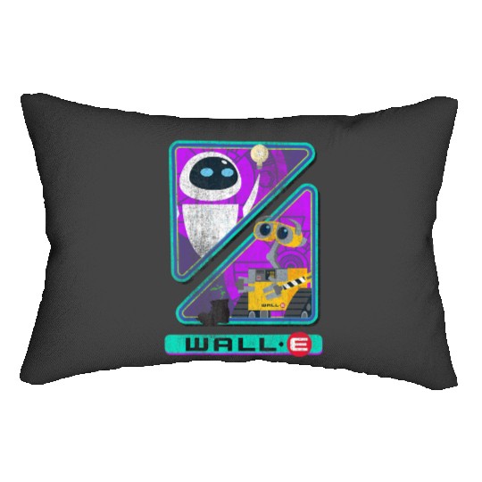 Retro Disney Pixar Wall-E Triangles And Eve Graphic Lumbar Pillows