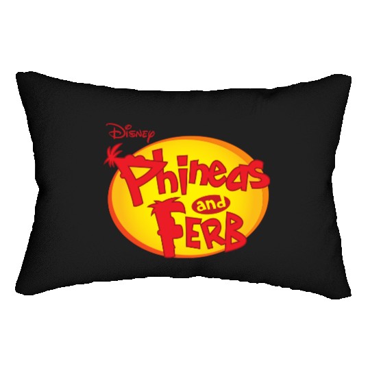 Phineas and Ferb the disneys animation Lumbar Pillows