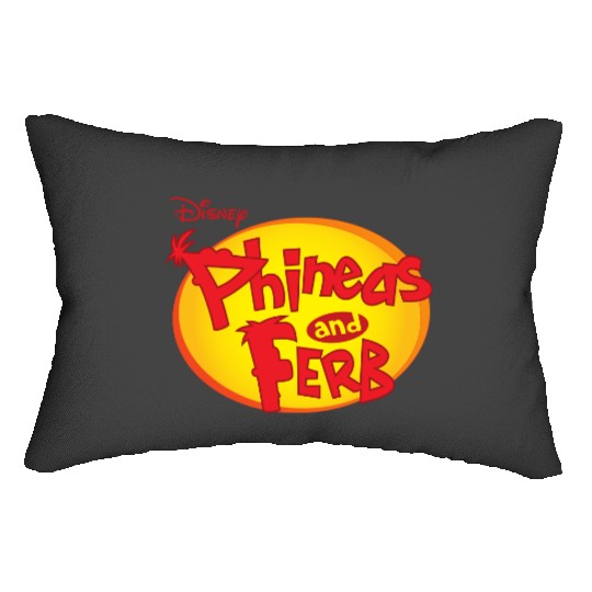 Phineas and Ferb the disneys animation Lumbar Pillows