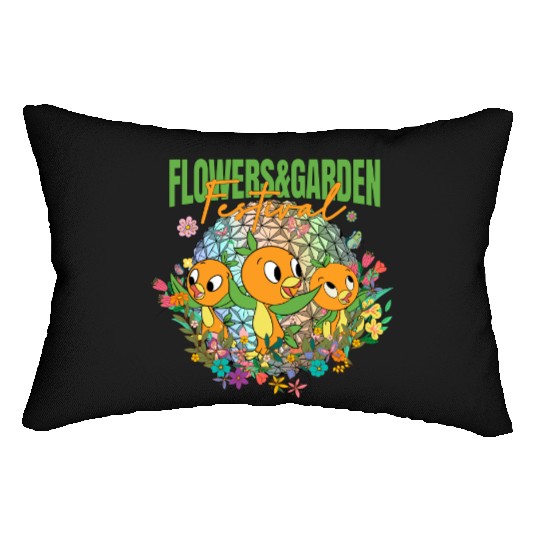 Disney Epcot Orange Bird Lumbar Pillows, Funny Orange Bird Lumbar Pillows