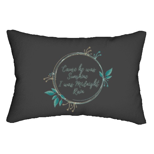 Discover Taylor Swifftts Midnights lyrics Lumbar Pillows