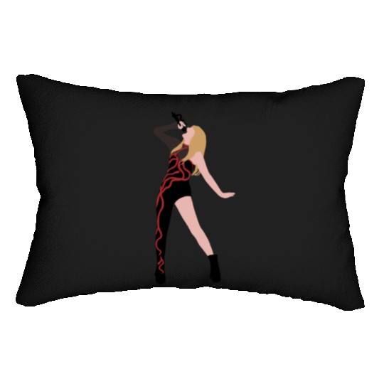 Eras tour reputation Lumbar Pillows