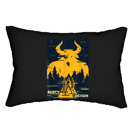 Disneys Percy Jackson Three Heroes Against The Minotaur Lumbar Pillows