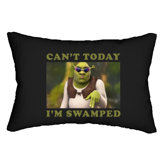 Vintage Can't Today I'm Swamped Lumbar Pillows, Shrek Lumbar Pillows, Disney Fiona Princess Lumbar Pillows