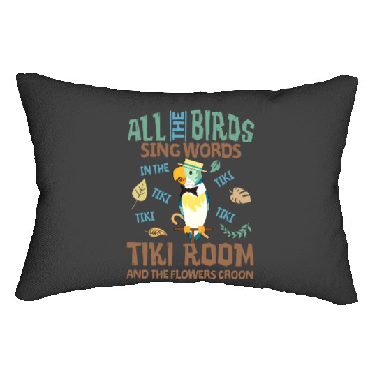 Tiki Room Tank, Enchanted Tiki Room Lumbar Pillows, Disneyland Tank, Disney Tank,