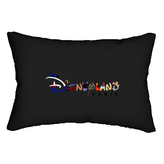 Disney Paris Lumbar Pillows, Cute Disney Paris Lumbar Pillows, Disneyland Paris Lumbar Pillows