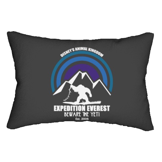 Expedition Everest - Disney Inspired - Animal Kingdom - Ride - Yeti - Unisex Short Sleeve Lumbar Pillows - Lumbar Pillows
