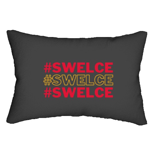 Tayl0r Swift and Travis Kelce Swelce Lumbar Pillows