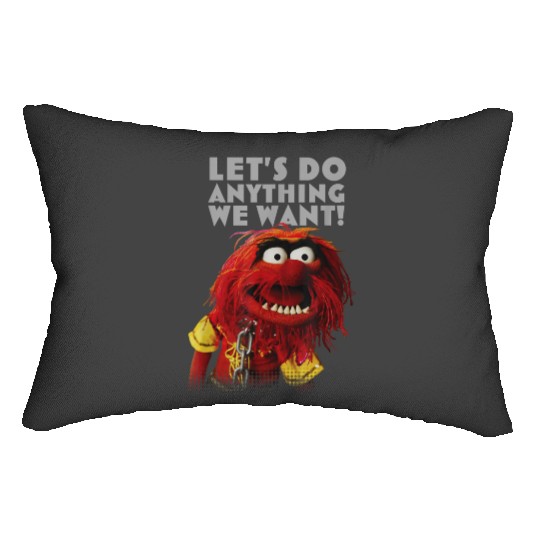 disneys The Muppets Let's Do Anything We Want Animal Poster  gifts Lumbar Pillows