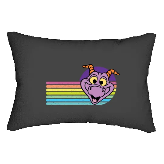 Disneys vintage shirt - Disneys figment shirt - Disneys Epcot shirt Lumbar Pillows