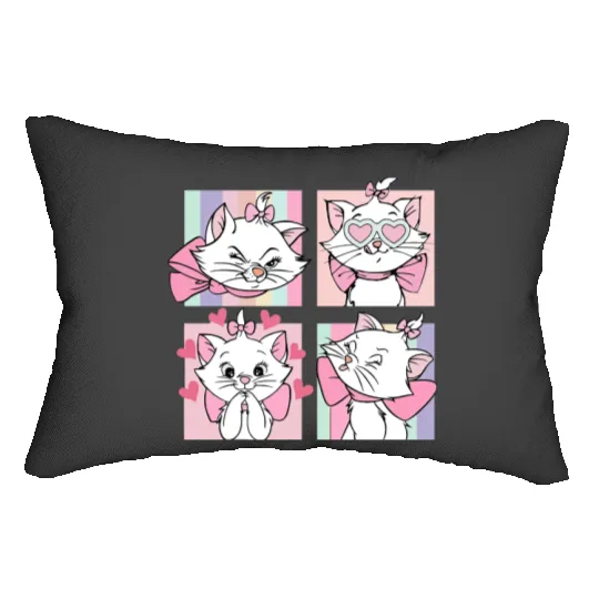 Disney Marie Aristocats, Cat Lover, Marie Aristocats Lumbar Pillows