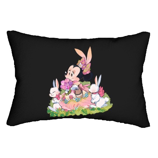 Minnie Mouse Easter Lumbar Pillows, Disney Easter Lumbar Pillows