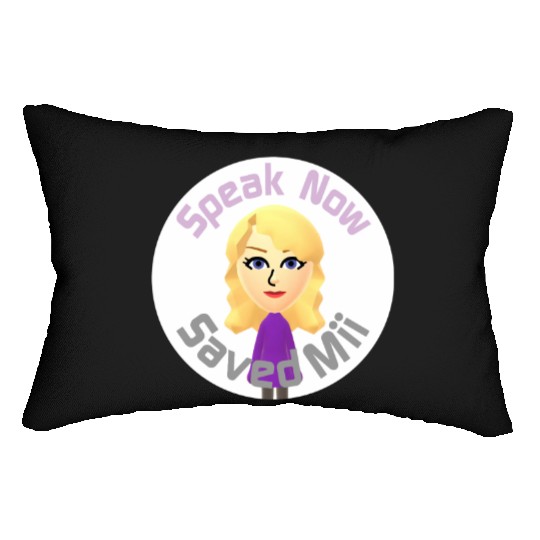 Tayl0r Swift - Speak Now Saved Mii Lumbar Pillows