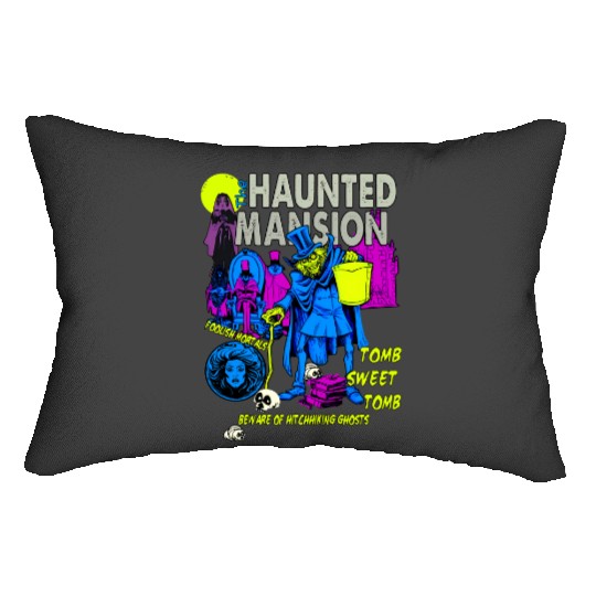 Vintage The Haunted Mansion  Lumbar Pillows, Disney The Haunted Mansion Lumbar Pillows