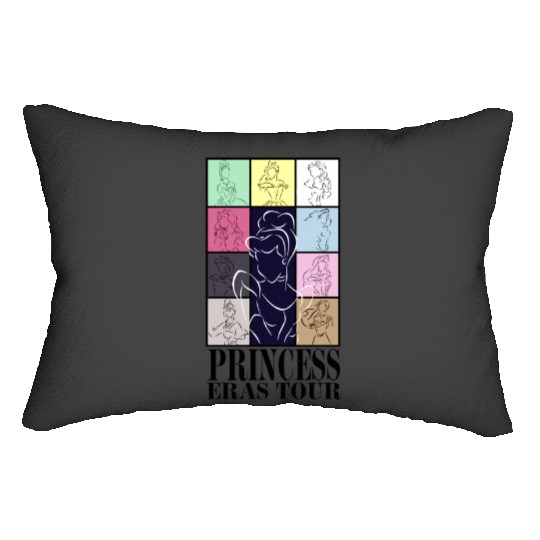 Princess eras tour Lumbar Pillows