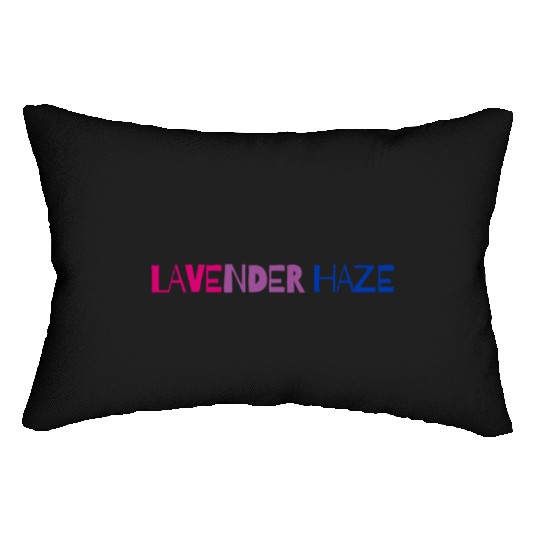 Bisexual Lavender Haze - Taylorr Swift Midnights Lumbar Pillows