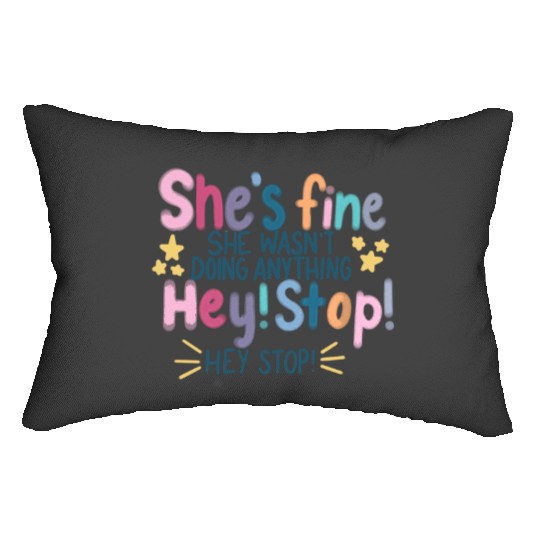 She’s Fine TaylorSwift Bad Blood Eras Tour Lumbar Pillows