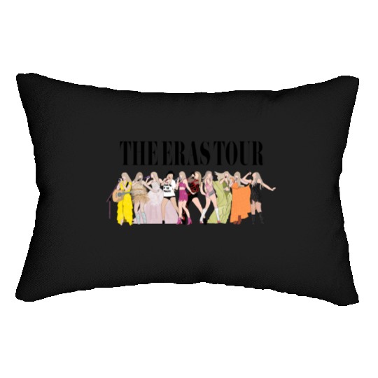 swift eras tour outfits Lumbar Pillows
