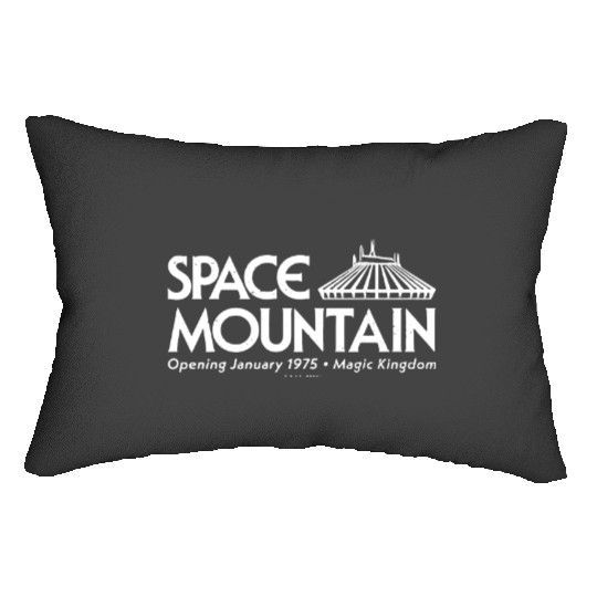 East Coast Space Mountain (White) - Theme Park Series - Disney - Lumbar Pillows