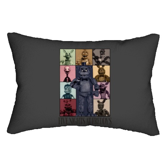 Five Nights At Freddys Eras Tour  .png Lumbar Pillows