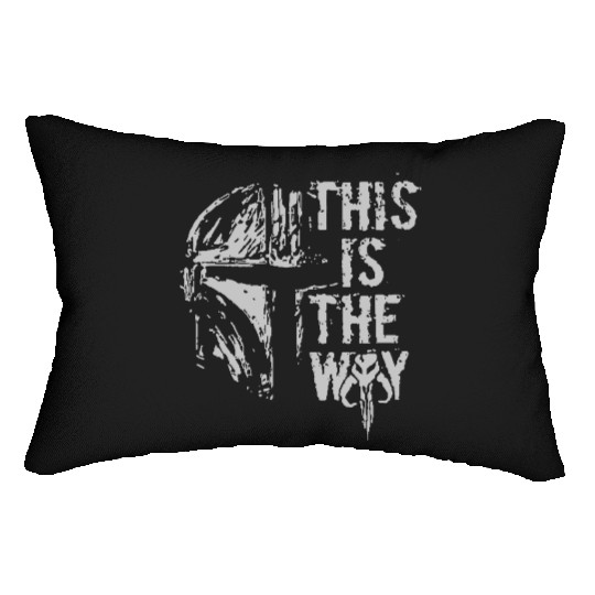 This Is The Way Lumbar Pillows, Mandalorian Lumbar Pillows, Disney Lumbar Pillows