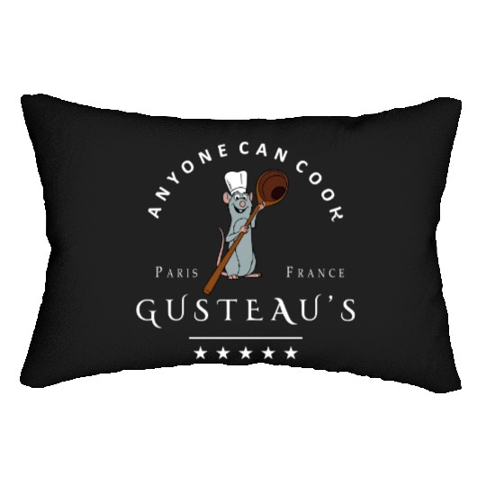 Ratatouille Lumbar Pillows, Disney Lumbar Pillows, Anyone Can Cook Lumbar Pillows