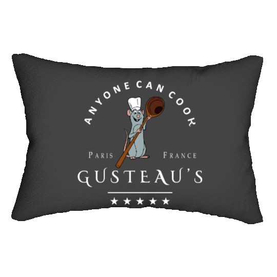 Ratatouille Lumbar Pillows, Disney Lumbar Pillows, Anyone Can Cook Lumbar Pillows