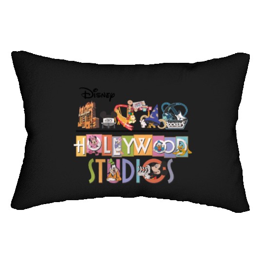 Vintage Hollywood Studios Lumbar Pillows, Disney Trip 2023 Lumbar Pillows