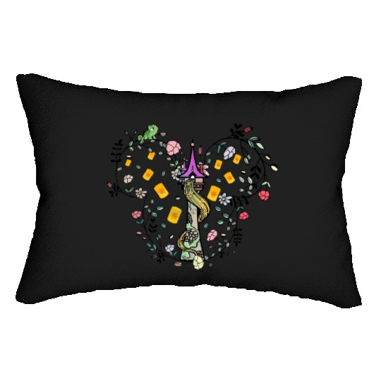 Rapunzel Tower Lumbar Pillows, Tangled Lumbar Pillows, Disney Princess Lumbar Pillows