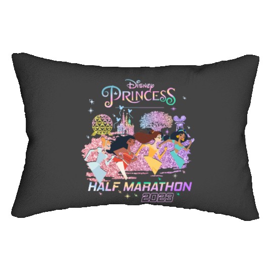 Disney Princess Half Marathon Weekend 2023 Lumbar Pillows, Wdw Marathon 2023 Lumbar Pillows