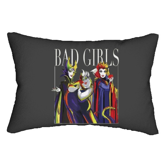 Disney Villains Bad Girls Group Ursula Maleficent Evil Queen Lumbar Pillows