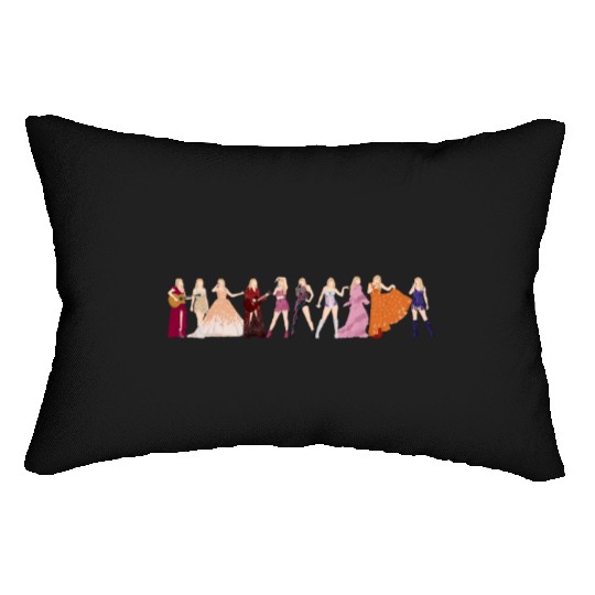 eras tour taylxors v1 Lumbar Pillows