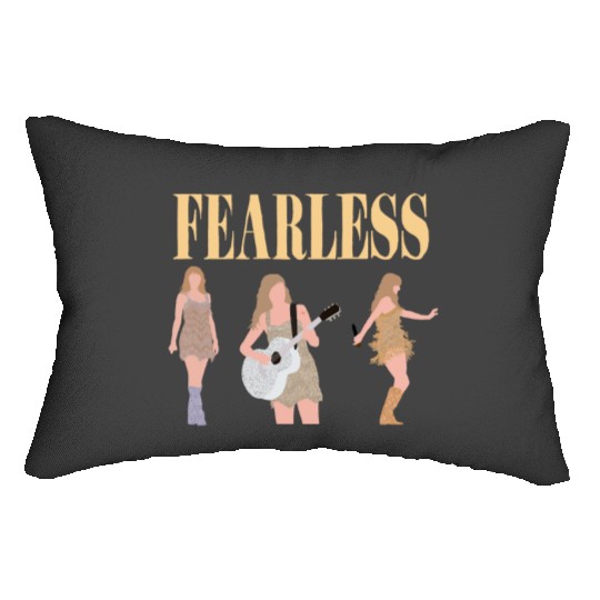 eras tour fearless art Lumbar Pillows
