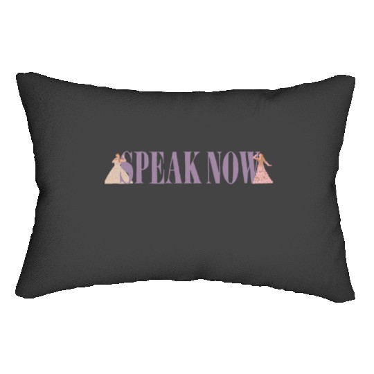 Speak Now eras tour art Lumbar Pillows