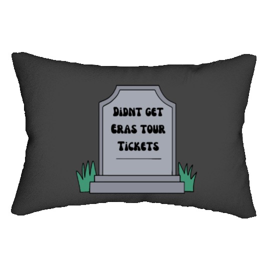 Eras tour funny sticker Lumbar Pillows