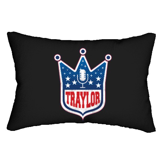Traylor - taylorr Swift + Travis Kelce Lumbar Pillows