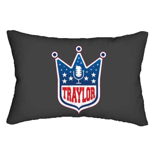 Traylor - taylorr Swift + Travis Kelce Lumbar Pillows