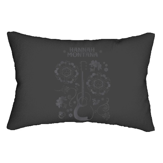 Disneyy Channel Hannah Montana Floral Guitar Lumbar Pillows