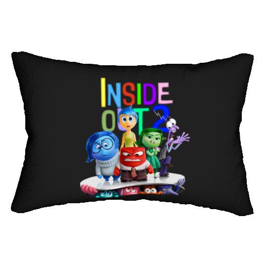 Inside Out 2 Lumbar Pillows, Disney Pixar Inside Out Lumbar Pillows