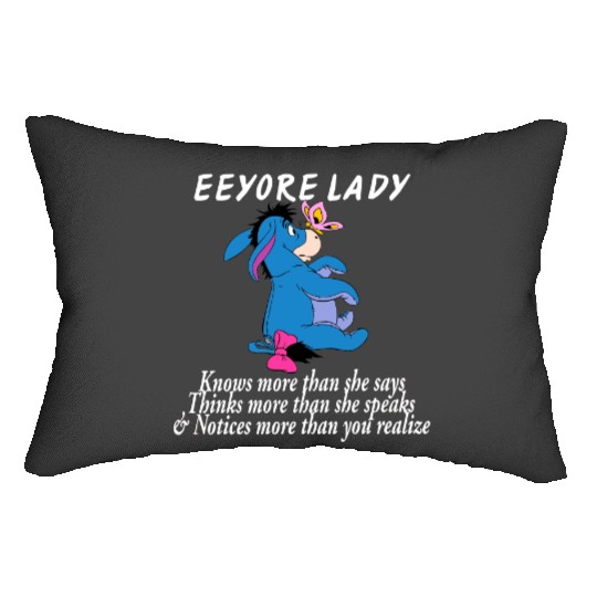 Disney Eeyore Lumbar Pillows, Eeyore Lady Knows More Than She Says Lumbar Pillows Winnie The Pooh Lumbar Pillows