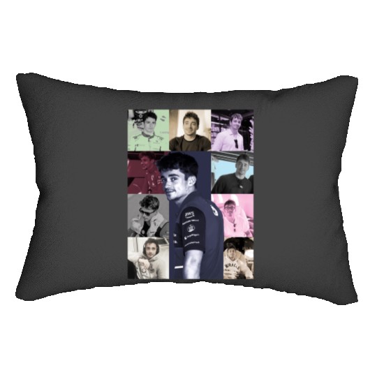 Charles leclerc eras tour Lumbar Pillows
