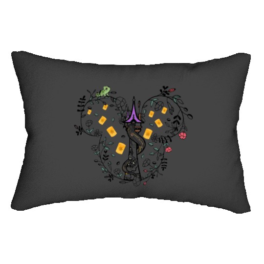 Rapunzel’s Tower , Tangled Swea, Princess Castle Crewneck, Disney Family Vacation s, Minnie and Mickey, Gift for Lovers Lumbar Pillows