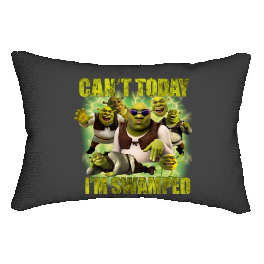 Can't Today I'm Swamped Lumbar Pillows, Shrek Lumbar Pillows, Disney Fiona Princess Lumbar Pillows