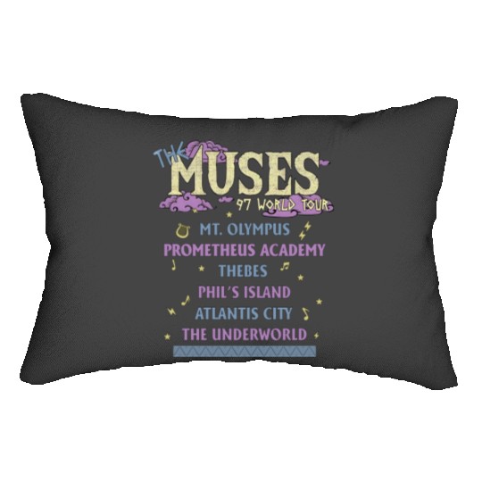 Disney Hercules The Muses 97 World Tour , Retro Disney Hercules Diva The Muses Song Concert Music, Disney Girl Trip, Disneyland Lumbar Pillows