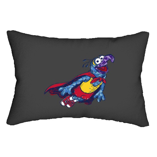 Disney The Muppets Flying Vintage Prism Super Hero Gonzo Lumbar Pillows
