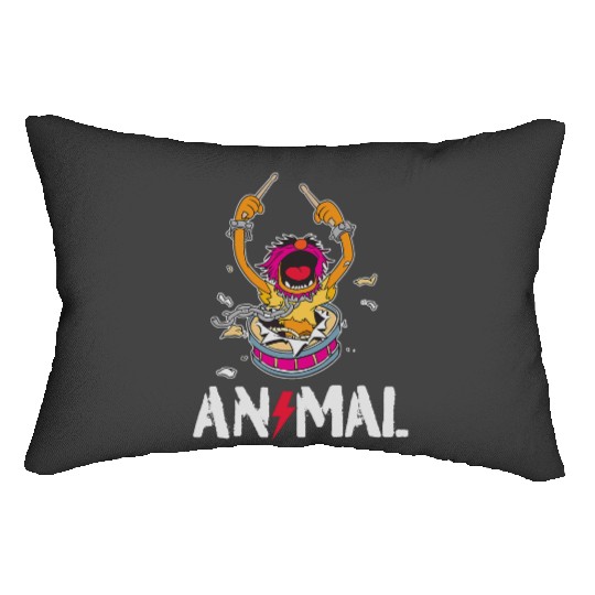 Disney The Muppets Animal Rock And Roll Drums Graffiti Logo Lumbar Pillows