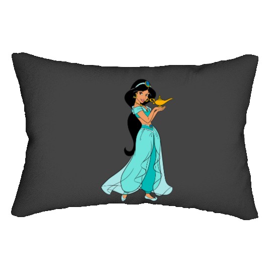 Disney Aladdin Princess Jasmine and Magic Lamp 90s Lumbar Pillows