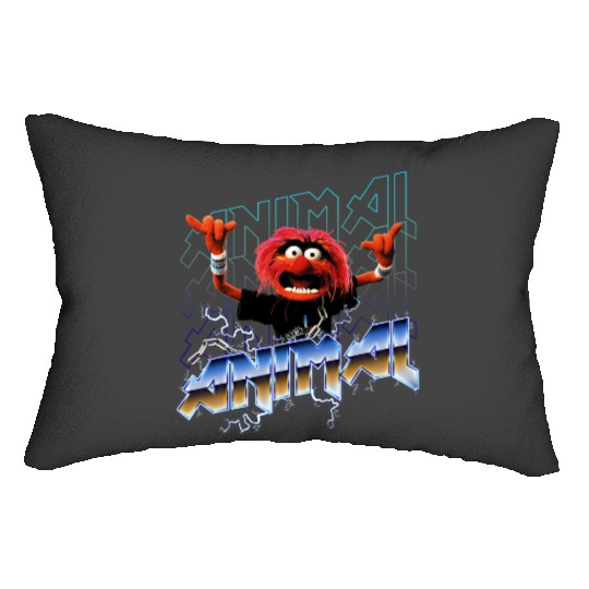Disney The Muppets Animal Vintage Rock Metal Poster Lumbar Pillows