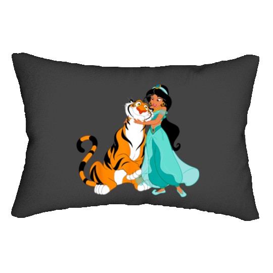 Disney Aladdin Princess Jasmine and Rajah Friends Lumbar Pillows